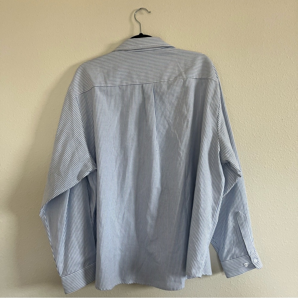 Katie Kime Classic Charlotte Button Down Striped Shirt - Picture 5 of 5